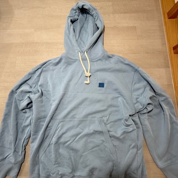 [M/105]아크네 스튜디오 페이스 로고 후드