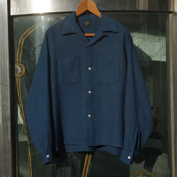 60s van heusen 오픈 카라 셔츠
