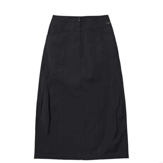 미스치프 롬버스 롱 치마 mschf  블랙 