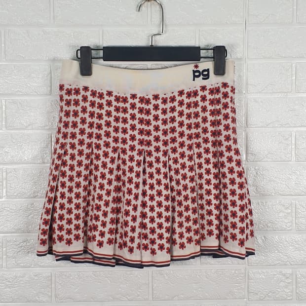 [26]파리게이츠 니트 밴딩 골프 스커트