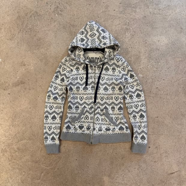 LIZ LISA DOLL 패턴 후드집업