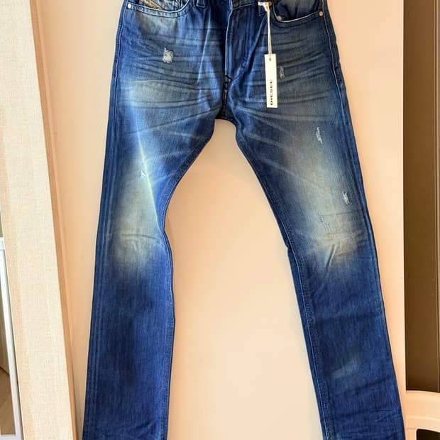 디젤 THAVAR 슬림 청바지 W28/L32