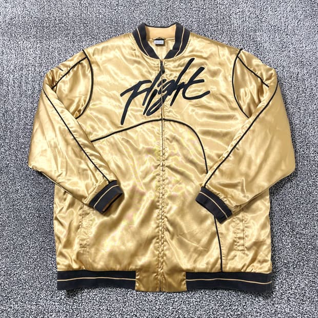 빈티지9. 나이키 acg 플라이트 점퍼 자켓 골드
