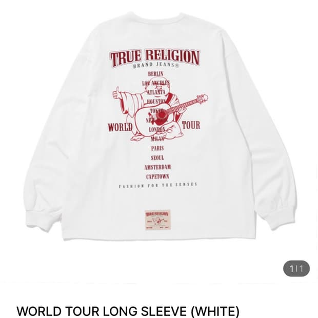 TRUE RELIGION  longsleeve