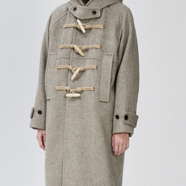 마리떼 후드 롱 더플 코트 (HOODIE LONG DUFFLE COAT)
