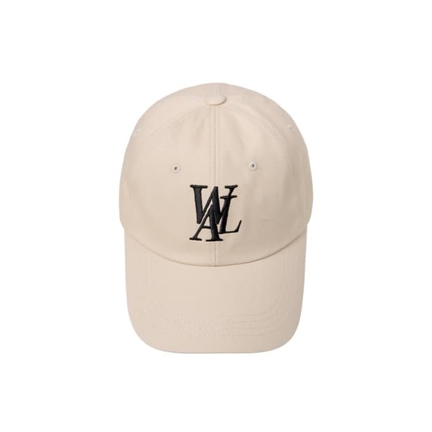 우알롱 로고 캡 모자