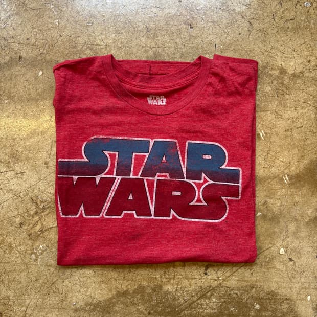 STAR WARS 프린팅 핑크 티셔츠