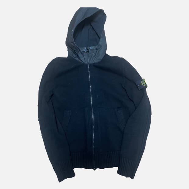 스톤아일랜드 니트 후드집업