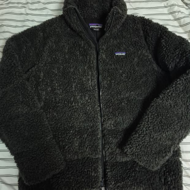 파타고니아 플리스 다운자켓 블랙 L
