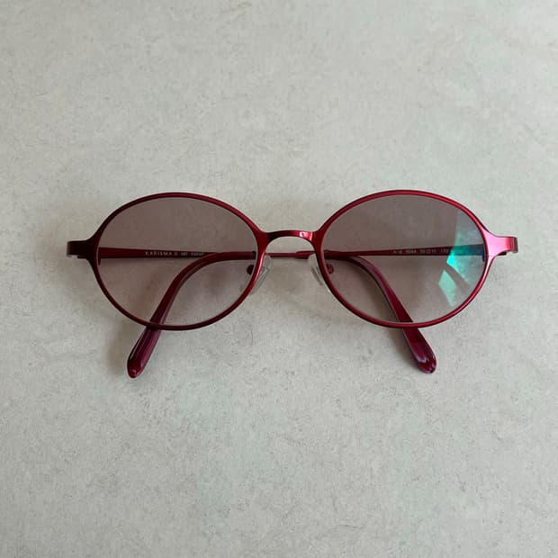 빈티지 레드 선글라스