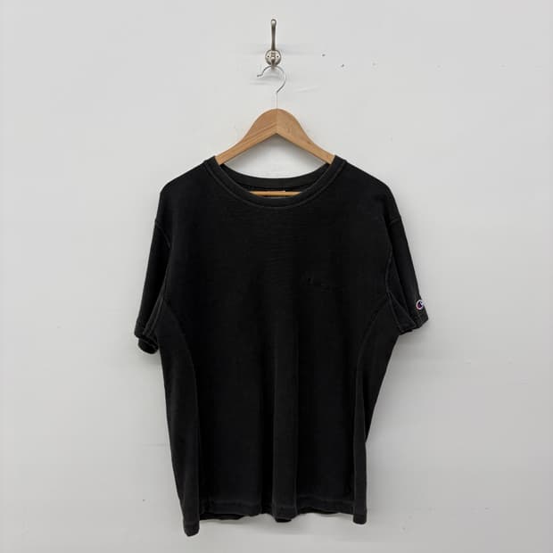 챔피온 피그먼트 차콜 반팔 티셔츠 남성XL