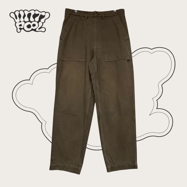 커버낫 코튼 퍼티그 팬츠 올리브 M