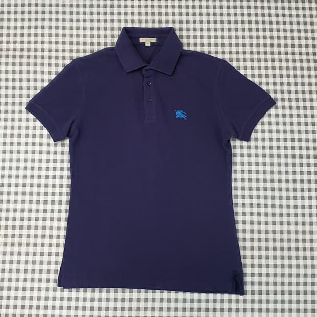 버버리 슬림핏 반소매 카라티 남자95