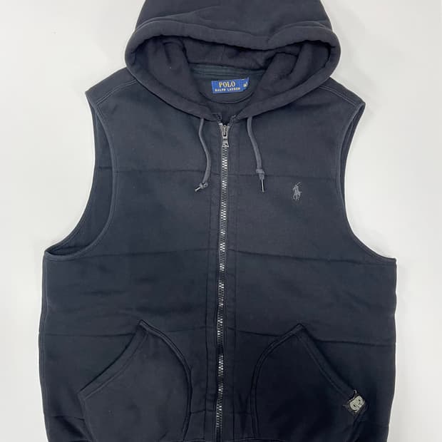 polo vest hoodie