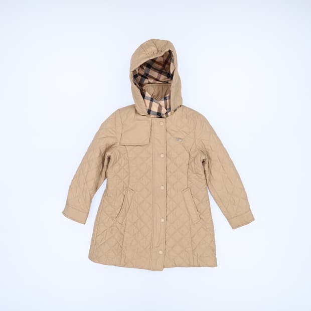 [130(9Y)] 닥스 키즈여성 퀄팅 후드자켓 1209 H1