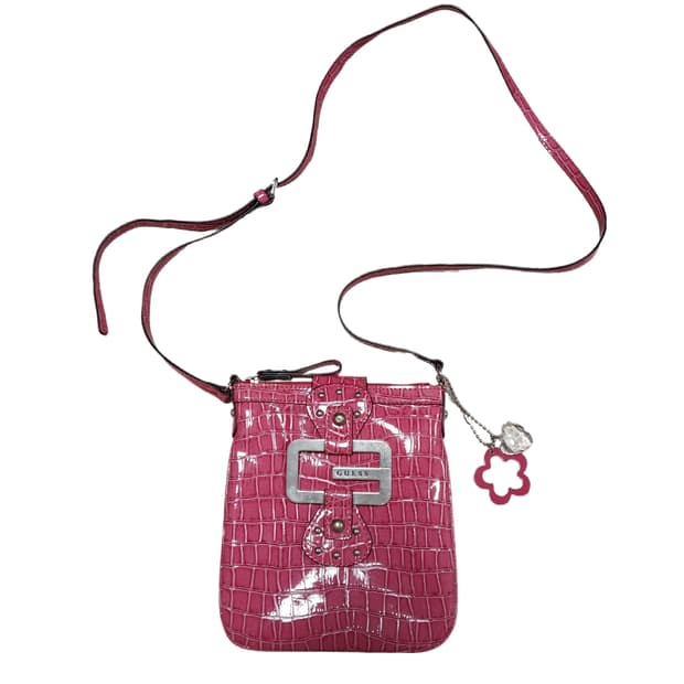 게스 GUESS 핑크 크로스백 y2k