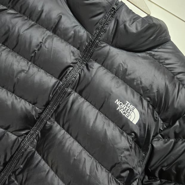 노스페이스 남성 구스다운 경량 패딩