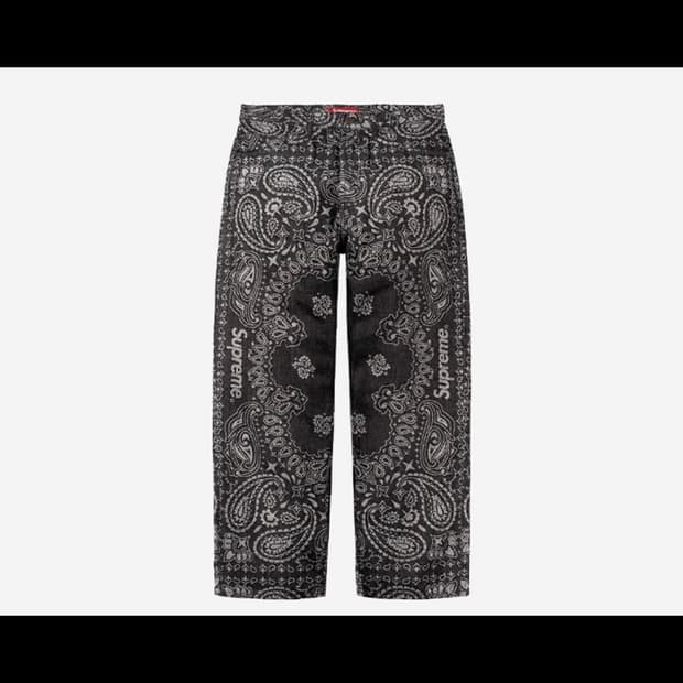 34)슈프림 판다나 팬츠