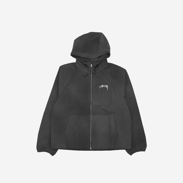 스투시 웨이비 다이 비치 쉘 자켓