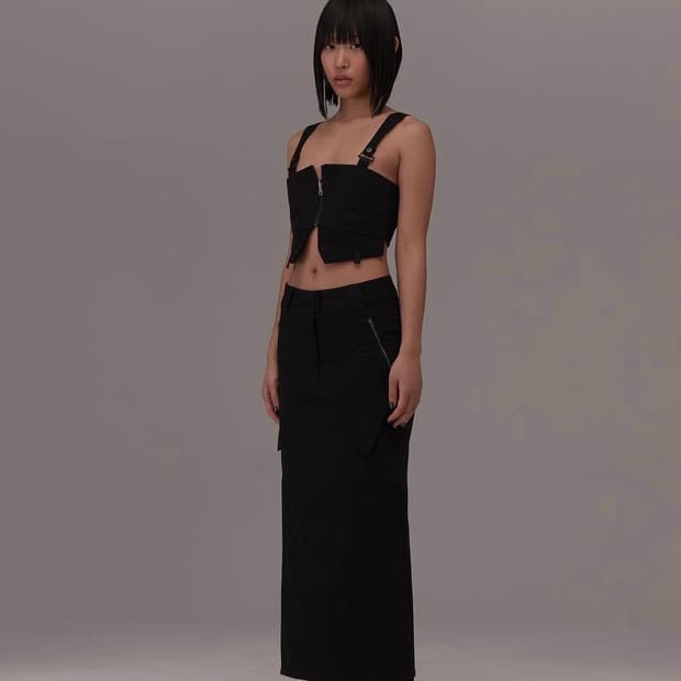Hyein seo cargo skirt 