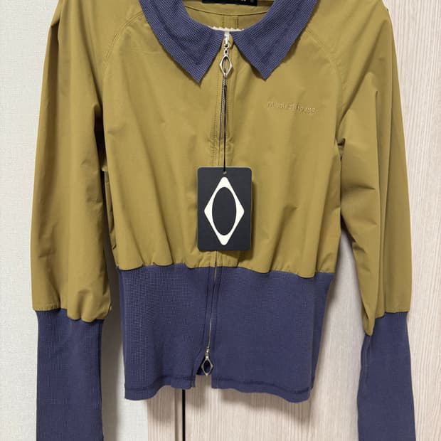 미스치프 waffle zip up