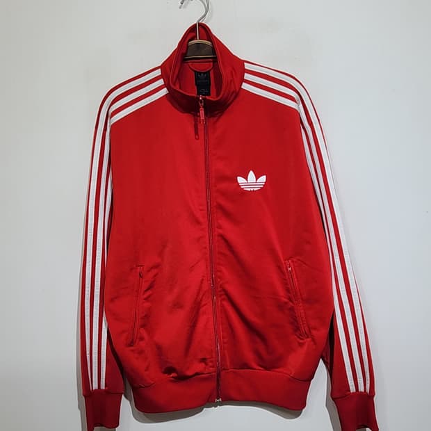 (100) 아디다스 파이어버드 져지 빨흰 츄리닝 트레이닝복 