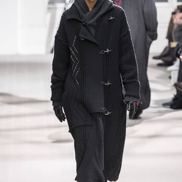 19AW Yohji Yamamoto Pour Homme Knit Coat