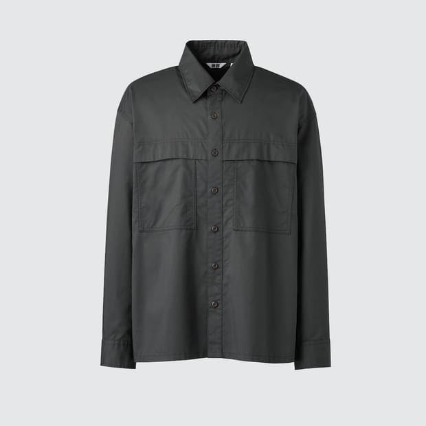 유니클로 U 유틸리티오버사이즈셔츠 M