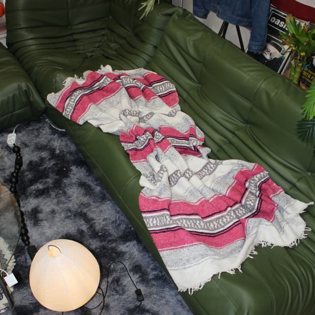 90s Mexican Serape Blanket