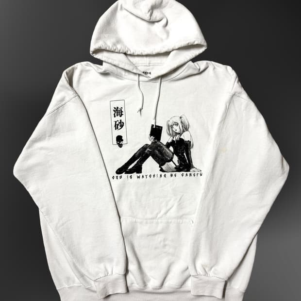 데스노트 Death Note 오피셜 에니매이션 후드 티셔츠