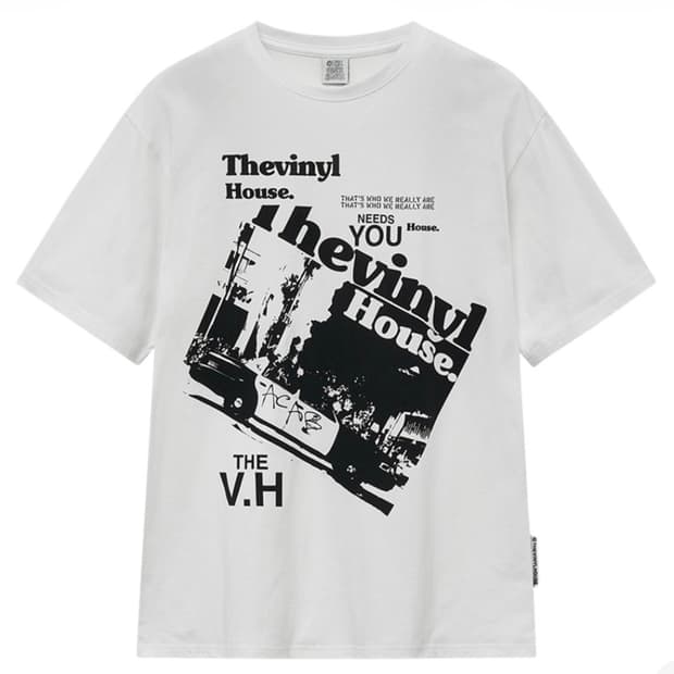 더바이닐하우스 반팔티 반소매티