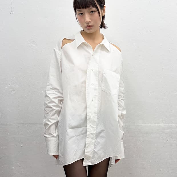 설밤 2022s/s 컷 아웃 셔츠