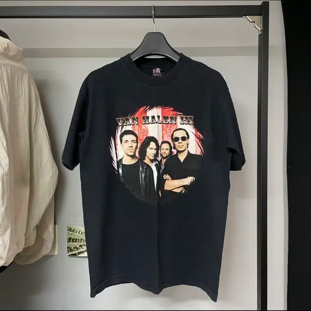 반헤일런 90s 밴드티