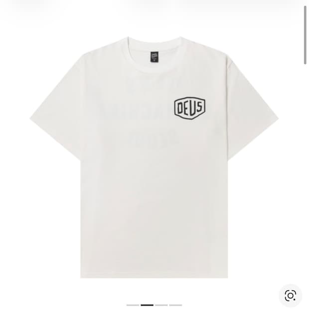 데우스 엑스 마키나 서울 컬리지 어드레스 반팔 티셔츠 화이트 L