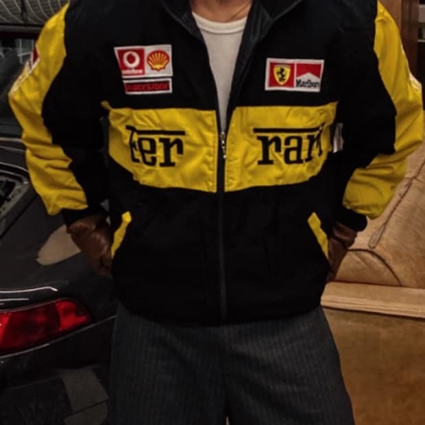 페라리 에프원 F1 레이싱 자켓 빈티지 스트릿 올드스쿨