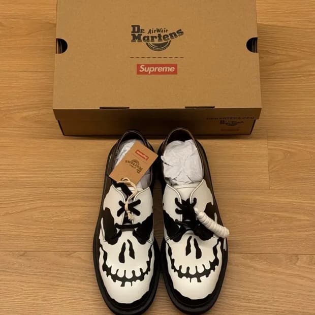 [280] 닥터마틴 x 슈프림 25fw 3eye 블랙