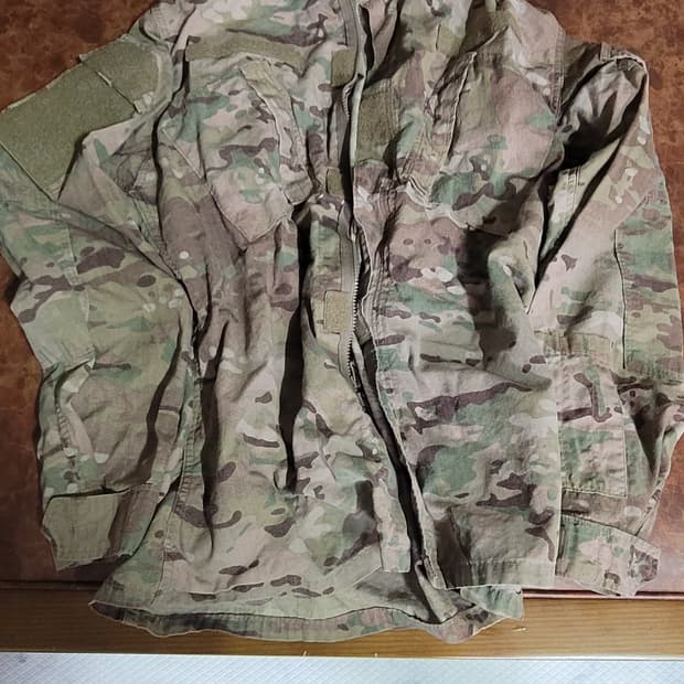 미군 상의 셔츠 ocp 멀티캠 전투복 방염