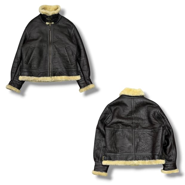 빈티지 B-3 무스탕 레더자켓 s08604