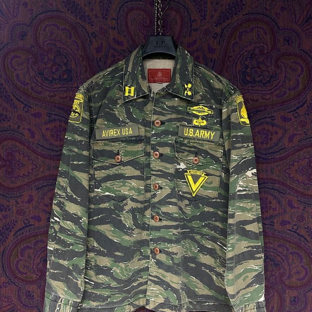 아비렉스 베트남전 타이거 스트라이프 카모상의