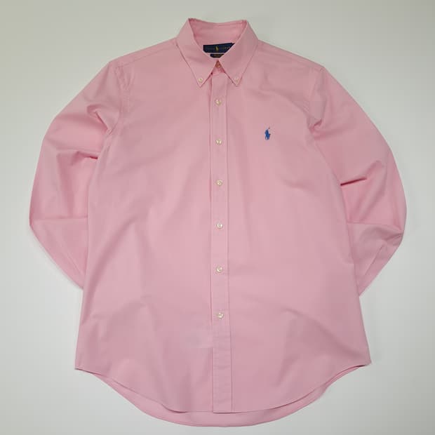 CL805 M 폴로 스트레치 블루포니 핑크 셔츠 남방