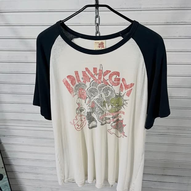 Gachapin & Mukku raglan T