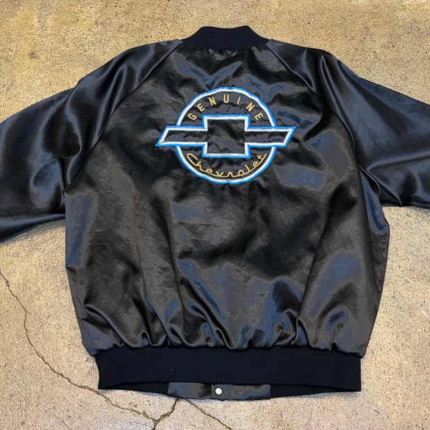 레어 90s Made in USA 사틴 자켓 패딩자켓