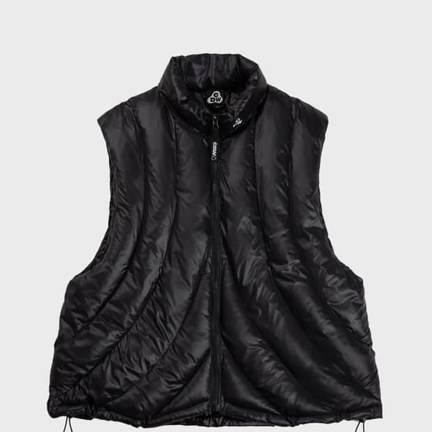 콜드웜 나일론 슬라이드 패딩 베스트 블랙 L size