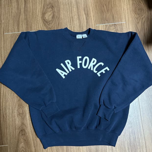 90s 미제 소피 공군 에어포스 맨투맨 스웻셔츠 라지