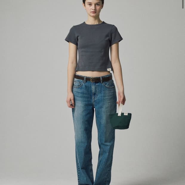글로니 93 MID-RISE LOOSE FIT JEANS (BLUE)