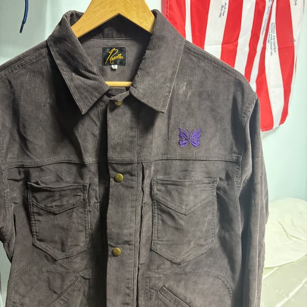 Needles penny jean jacket 14W corduroy L