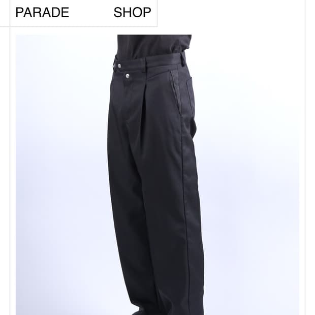 Curated parade 트라우저 48