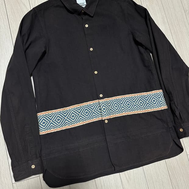 VISVIM long rider road l/s overdyed