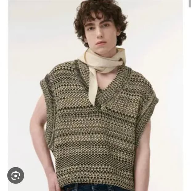 세터 니트 베스트 M 미개봉