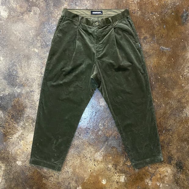 (M) Neighborhood 네이버후드 올리브 코듀로이 팬츠